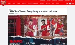 Photo of Arsenal adverts for cryptocurrency ‘fan tokens’ banned
