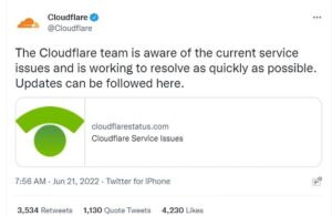 Photo of Cloudflare fixes fault that caused hundreds of websites like Shopify and Peloton to stop working