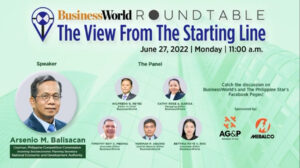 Photo of BusinessWorld Roundtable: “The View from the Starting Line”