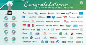 Photo of 72 award recipients champion ESG for a sustainable world at the Asia Responsible Enterprise Awards 2022