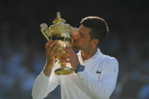 Photo of Ice-cool Djokovic tames fiery Kyrgios to continue Wimbledon love story
