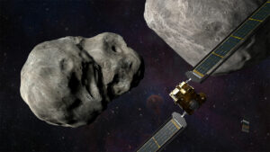 Photo of NASA’s DART spacecraft hits target asteroid in first planetary defense test