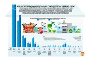 Photo of How much does each commodity group contribute to October inflation?