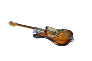 Photo of Kurt Cobain’s smashed guitar, Lennon’s glasses hit auction block