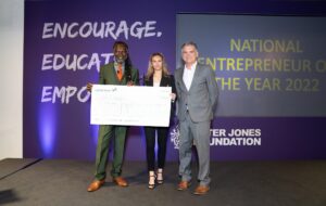 Photo of Cerys Andrew: 2022 National Entrepreneur of the Year with Peter Jones Foundation competition
