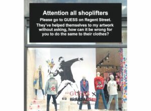 Photo of Banksy says fashion retailer Guess ‘helped themselves’ to his work