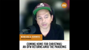 Photo of Coming home for Christmas: An OFW returns amid the pandemic