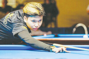Photo of Centeno bows to Fisher, 9-7, in quarterfinals of world pool