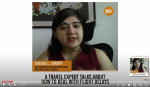 Photo of Sheena L. Shroff, vice president of business development of the Philippine Global Explorers, talks about how to deal with travel snags like flight delays