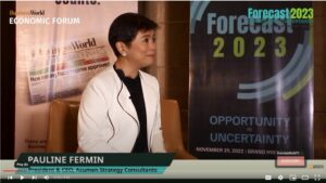 Photo of Pauline Fermin shares her thoughts on the evolution of human infrastructure | BusinessWorld Economic Forum 2023