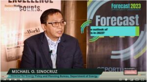 Photo of Michael O. Sinocruz on how energy sector will move forward in 2023 | BusinessWorld Economic Forum 2023