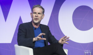 Photo of Reed Hastings, co-founder of Netflix, steps down