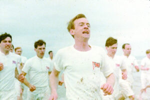 Photo of Hugh Hudson, director of Chariots of Fire, 86