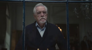 Photo of Succession star Brian Cox gets into character at final season premiere