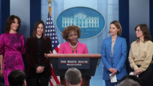 Photo of L Word TV show cast visit White House to mark Lesbian Visibility Week