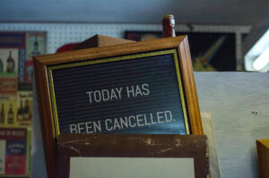 Photo of Canceled meetings