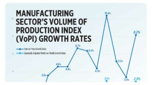 Photo of Manufacturing sector’s Volume of Production Index (VoPI) growth rates