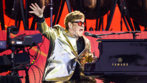 Photo of Elton John enthralls Glastonbury in final UK show