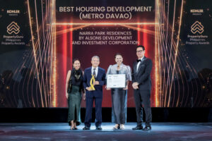 Photo of Alsons Dev recognized for Exemplary Housing and Mixed-Use Projects in Davao