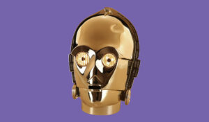 Photo of C-3PO’s head, Titanic costumes for sale at Propstore film auction