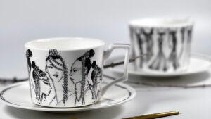 Photo of Fancy sipping tea from a Rajo Laurel cup?