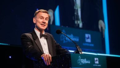 Photo of Chancellor Jeremy Hunt hails the best of British business at Lloyds Bank British Business Excellence Awards
