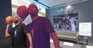 Photo of NBA legend Richard Hamilton visits vivo concept store at SM MOA