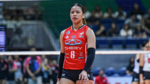 Photo of Chery Tiggo star Eya Laure trying to move to Capital1