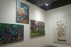 Photo of Contemporary Philippine artists in Art Jakarta