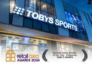 Photo of Toby’s Sports triumphs at Retail Asia Awards