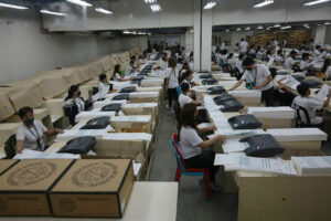 Photo of 47% of required ballots printed