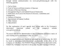 Photo of PHINMA Corp. to hold Annual Stockholders’ Meeting on June 5 via remote communication